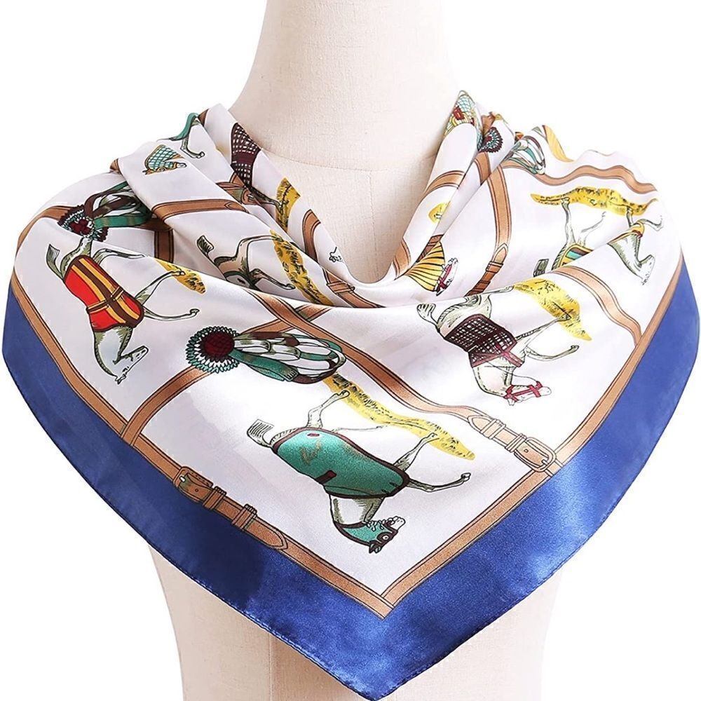Horse and Saddle Silky Scarf